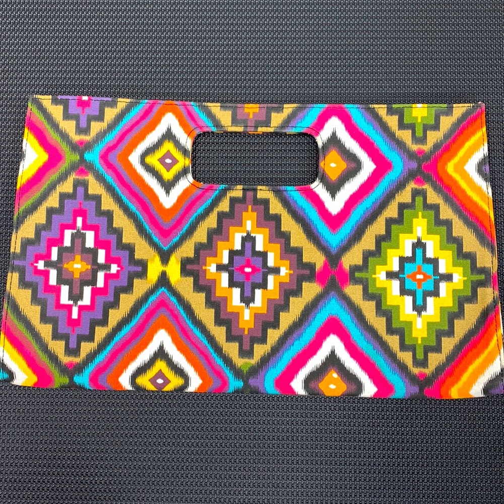 Clutch with ornaments